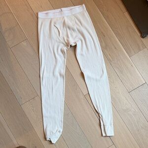 Calvin Klein Men's White Longjohns